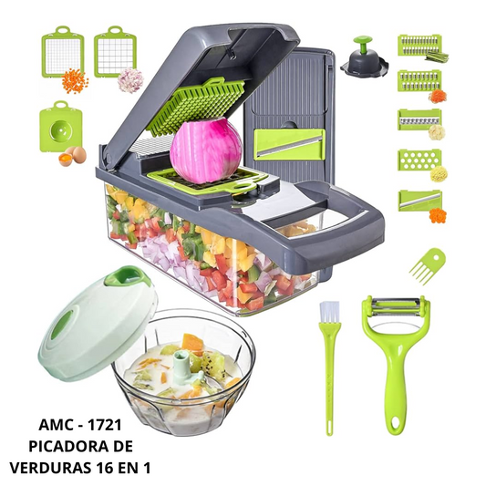 PICADORA DE VERDURAS 16 EN 1