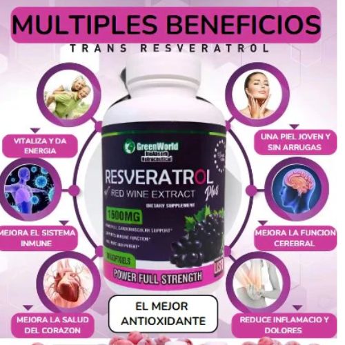 RESVERATROL CAPSULA X 100 UNIDADES