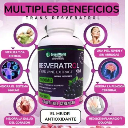 RESVERATROL CAPSULA X 100 UNIDADES