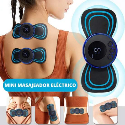 MINI MASAJEADOR EELECTRICO RECARGABLE - PORTATIL Y SILENCIOSO